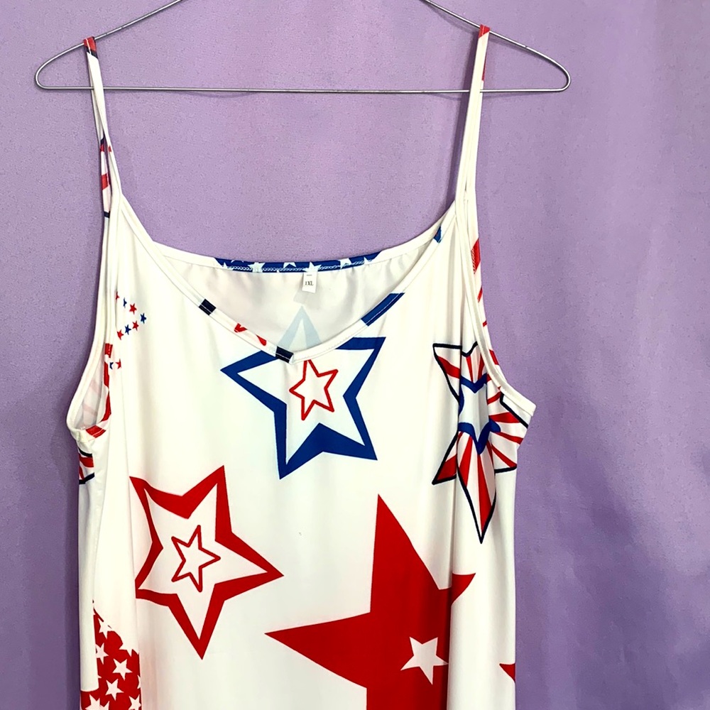 Star Patterned Maxi Dress